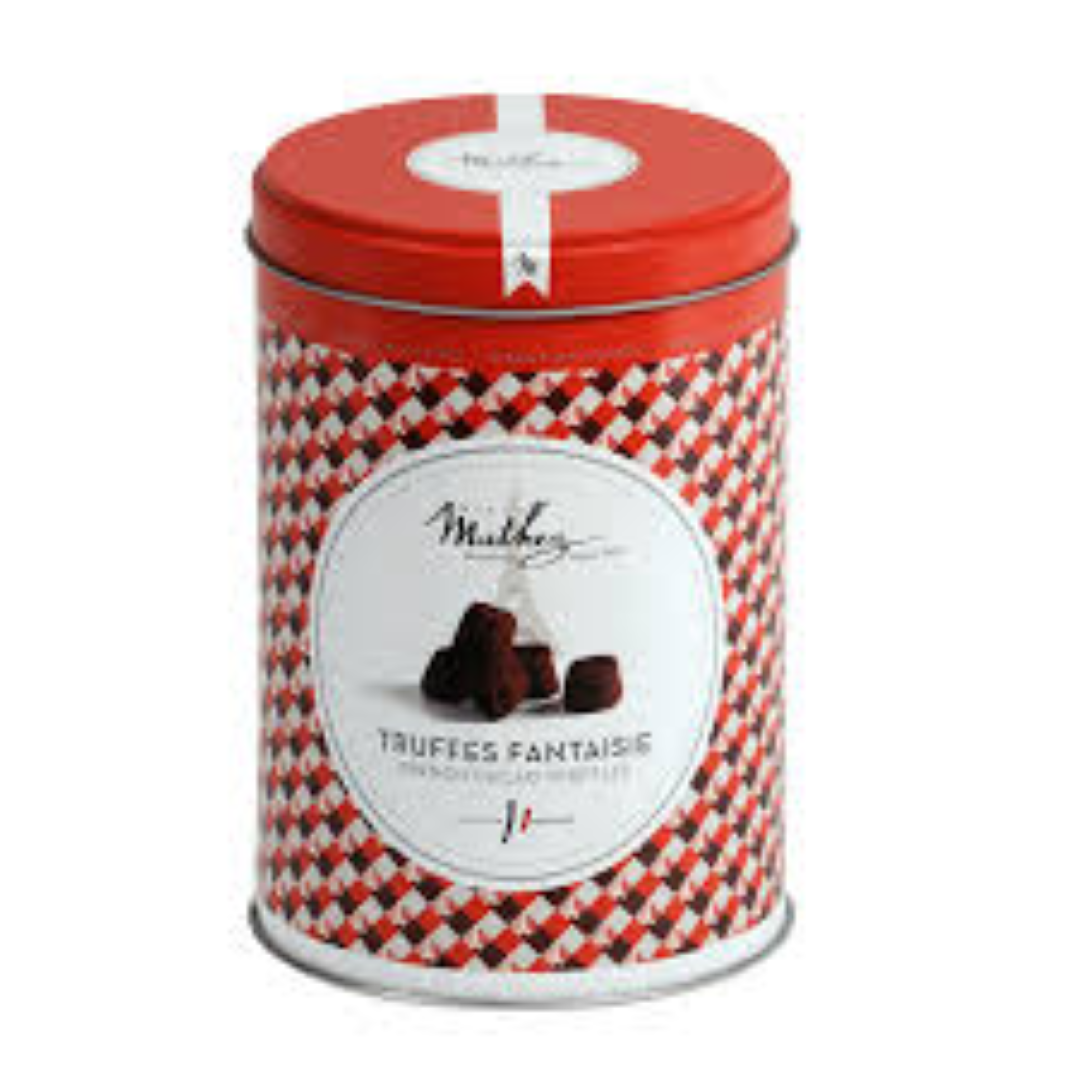MATHEZ TRUFFLES TINS RED 500G